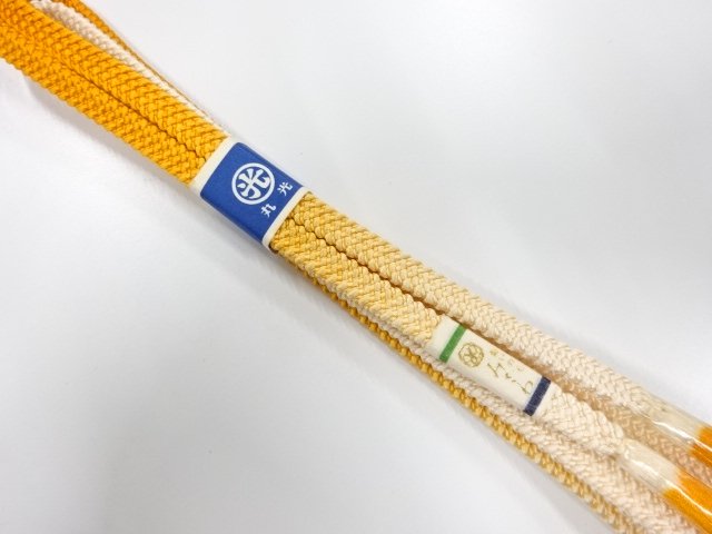 未使用品　正絹　手組帯締め